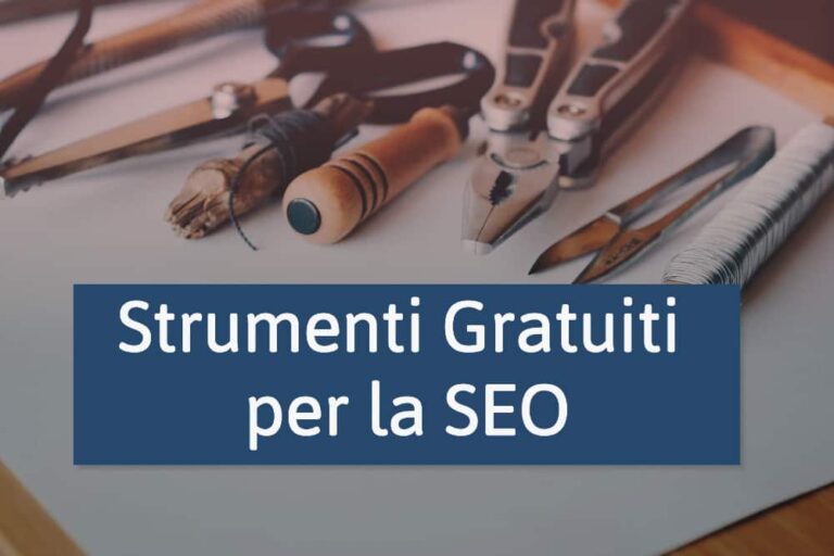 Immagine Strumenti gratuiti per la SEO