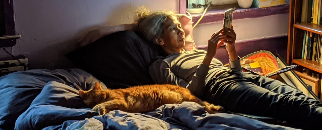 schermo letto insonnia