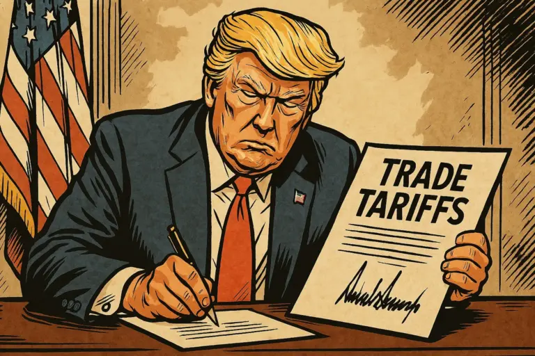 Donald Trump firma documento per l'abolizione dei dazi su prodotti tecnologici